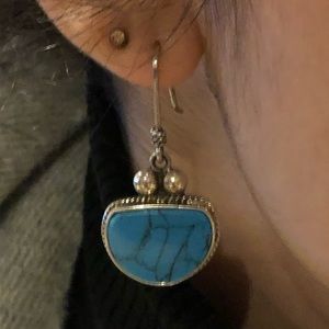 Genuine Egyptian Turquoise Earings
